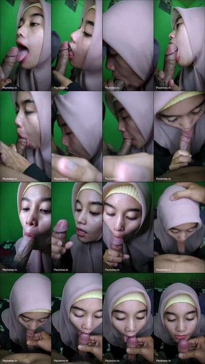Video Hijab IGO Sepong Croot Di Muka