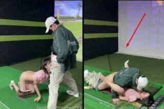 Daddy Ajak Wanita Simpanan Main Golf Virtual Seks