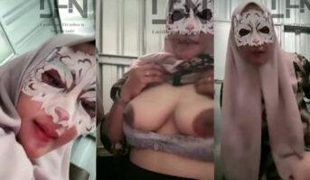 Chocomatcha Jilbab Solehot Pamer Remas Toket Eksib