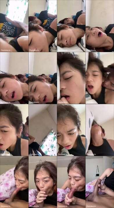 Video Niat Nya Cuman Gesek Doang Eh Malah Kepancing Sama Desahan Doi