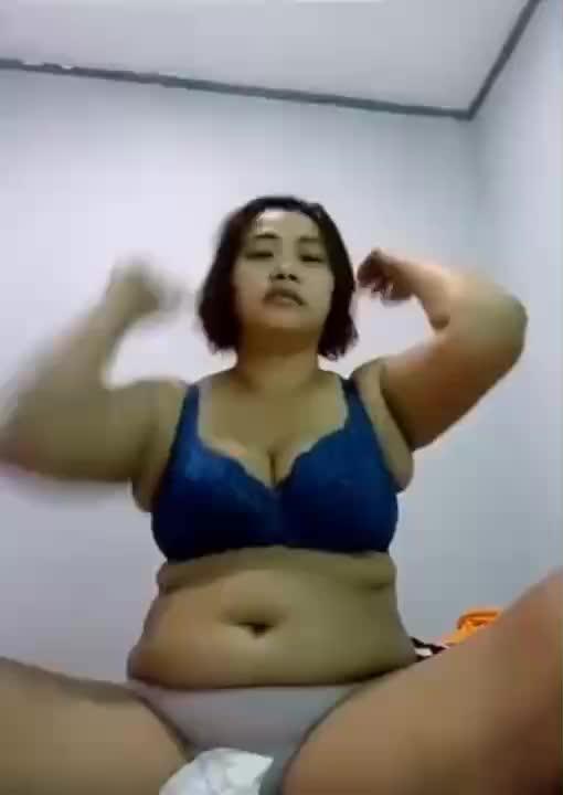 Video Cam Cewe Show Bilang Gw Mau Tidur Bh Biru