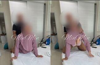 Istriku Seorang Wanita Jilbab di Entot Pria Lain Swing