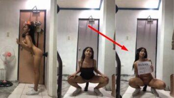 Gokil Ini Cewek Bella Sukanya Dildo Hitam Super